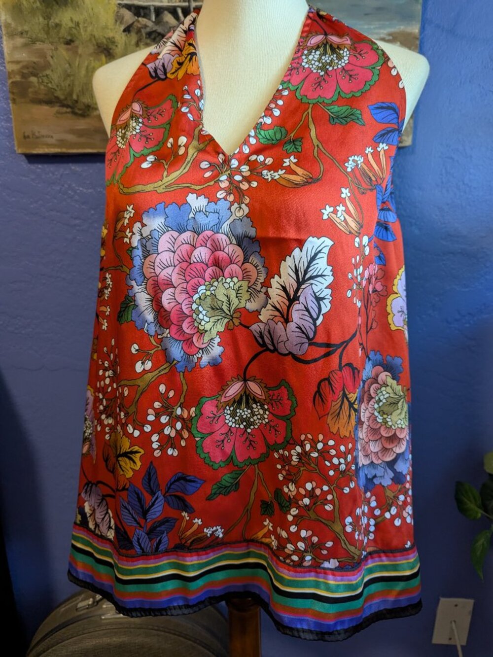 Beautiful Silky Express halter top